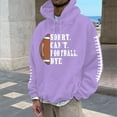 thumbnail image 2 of LUOGENLI Chandails à Capuchon pour Hommes Coton Graphique Chandail de Sport pour Hommes Fans de Football Vintage Joueur de Rugby Sports Rétro Hommes Chandail à Capuchon de Rugby Chandails à Capuchon pour Hommes à Fermeture Éclair Graphique Violet Taille m, 2 of 4