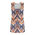 thumbnail image 5 of Women's Tank Tops Plus Size Under $10 Free Shipping Breathable On Sale Fashion Printed Tank Loose Sleeveless T-shirt Pullover Tops, 5 of 6
