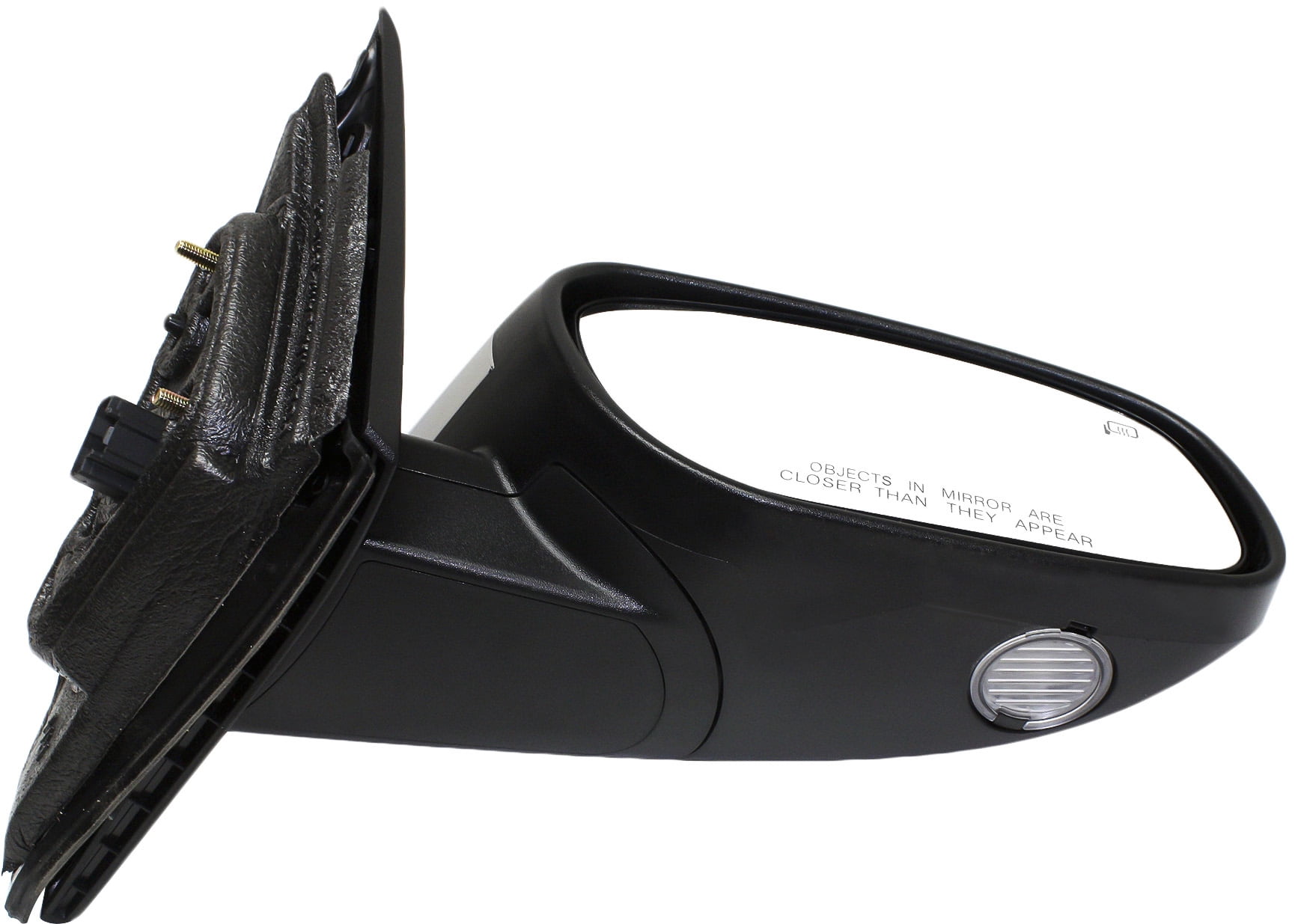 Mirror Compatible With 2010-2011 Ford Taurus Right Passenger Side Heated Chrome Kool-Vue