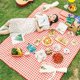 thumbnail image 2 of Cobertura De Pique-niques Impermable, 100x 150 Cm Tapis De Camping Extra Large Tanche Rsistant Au Sable Pour Jardin Park Travel (rojo), 2 of 5