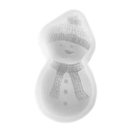 

RichYS Christmas Fondant Mold Chocolate Mould Xmas Party Silica Gel Xmas Cake Cupcake Decoration Mold for Bakery