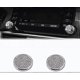 thumbnail image 1 of 2pcs Bling Crystal Accessories Rhinestones Parts Trim Multimedia knob cover Decal Interior Visors(Multimedia knob cover), 1 of 4