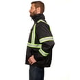 thumbnail image 2 of Bass Creek Outfitters Men's Oxford Insulated Safety Work Jacket with Hidden Hood, Sizes S-3XL, 2 of 13