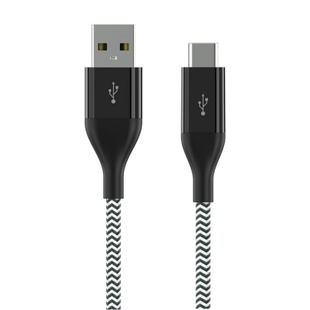 Auto Drive 6' USB-C to USB-A Cable, Black