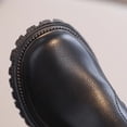 thumbnail image 2 of Eltusu Girls Booties, Spring Winter Windproof No Slip Casual Ankle Boots Black Size 8 Toddler, 2 of 6