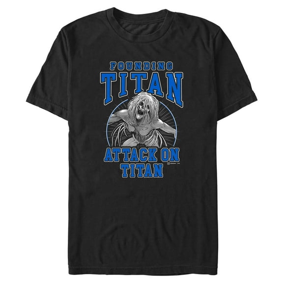 Mens Attack on Titan Founding Titan Jersey T Shirt