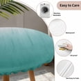 thumbnail image 6 of Teal Green Ombre Fitted Tablecloth with Elastic Edged, Round Table Cloth for Dining Table, Contemporary Gradient Abstract Art Waterproof Oil Proof Table Cover for Indoor Outdoor 55"-60", 6 of 8