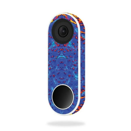 MightySkins NEHEL-Melting Skin for Nest Hello Video Doorbell - Melting