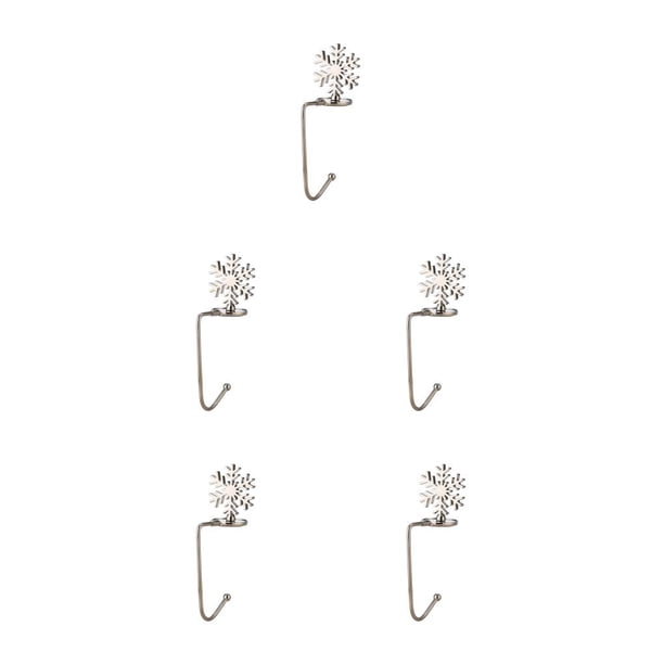 sweethay Colgador de calcetines de Navidad, ambientes temáticos, gancho de chimenea de Navidad, estante de escalera personalizado reutilizable, Clip de Type2 NO2 sweethay CBP442840