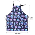 thumbnail image 2 of Cauagu star Skull flower crystal Aprons with Pockets,Waterproof Apron for Women,Kitchen Cooking Apron Adjustable Bib Aprons Chef Apron for Cooking,Drawing,Crafting, 2 of 8