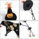 thumbnail image 2 of Ropa navideña para gatos, ropa para gatos, decoración para fiestas de Halloween, capa, sombrero, collar para perros, líder, sombrero de Halloween, traje con babero, 2 of 4