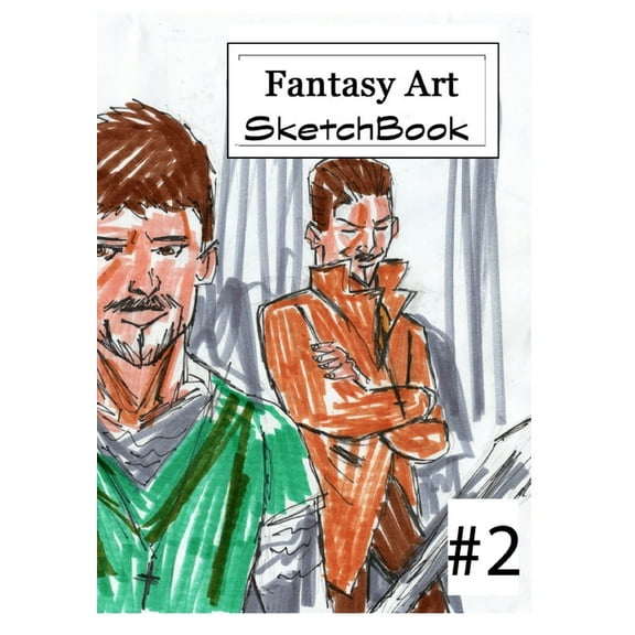 Fantasy Art Sketchbook #2, (Hardcover)