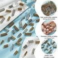 thumbnail image 5 of 60 Pcs 6 Styles 2 Colors Multi Hole Metal Bar Spacers Links Tibetan Style Rectangle Spacer Bar Link Connectors Multi Strand Separator for Jewelry Making, 5 of 6