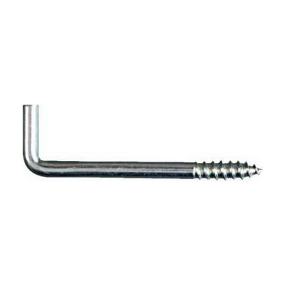 National Hardware Square Bend Screw Hook N120-436 - Zinc Plated - 10 Count