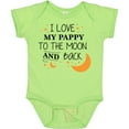 thumbnail image 3 of Inktastic I Love My Pappy to the Moon and Back Boys or Girls Baby Bodysuit, 3 of 5