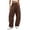 C-Brown456, variant on DHFJKG Wide Leg Pants For Women Baggy Joggers Elastic Waist Oversized Athletic Trousers With Pockets