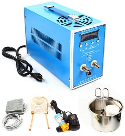 Fetcoi, Melting Machine - High Frequency Induction Heater Heating Machine 3KW Gold Silver Copper Ring/Decorations(2 US Plug)
