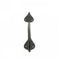 thumbnail image 6 of 9" in. Unique Inverted Spade Black Cast Iron Door Handle Pull Reversible Design Renovators Supply, 6 of 7