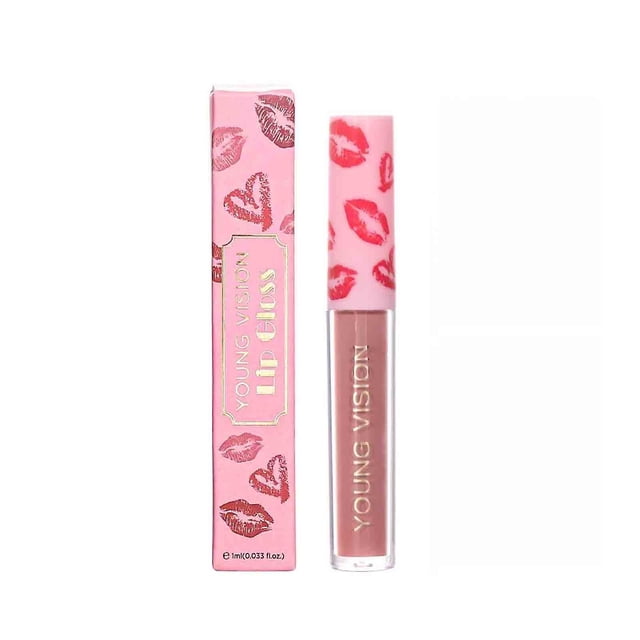 Lápiz labial HUOGUO, duradero, impermeable, de terciopelo mate, 1 ml