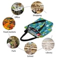 thumbnail image 5 of Bingfone Shark And Leaves Women Shoulder Tote Bags Casual Bag Ladies Shopping Handbag, 5 of 6