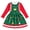 Green Candy, variant on Lanbubble Girls Ugly Christmas Sweater Dress Long Sleeve Knit Ruffle-Trim A-Line Holiday Outfit for Kids 2-9 Years