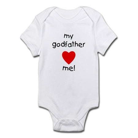 

CafePress - My Godfather Loves Me Infant Bodysuit - Baby Light Bodysuit