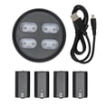thumbnail image 4 of Cargador de batería para mando de Xbox One, estación de carga de 4 x 800 mAh, paquete de batería recargable para Xbox One SX, 4 of 14