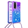 thumbnail image 2 of Funda para Xiaomi POCO F5 Pro 5G Brillantina Líquida Divertida Reluciente y con Cristales en Movimiento Cuerpo Cruzado con Cordón Ajustable, 2 of 5