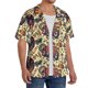thumbnail image 2 of Balery Fashion Hippie Girl Camisa Casual de Manga Corta con Botones para Hombre, Texturizada, Estilo Cubano, para Playa, Verano-4X-Large, 2 of 5