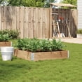 thumbnail image 1 of vidaXL Garden Planter 100x100 cm Solid Pine Wood, 1 of 5