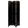 thumbnail image 3 of kieragrace KG Contemporary  Photo 3-Panel Room Divider Black Engineered Wood, 3 of 6