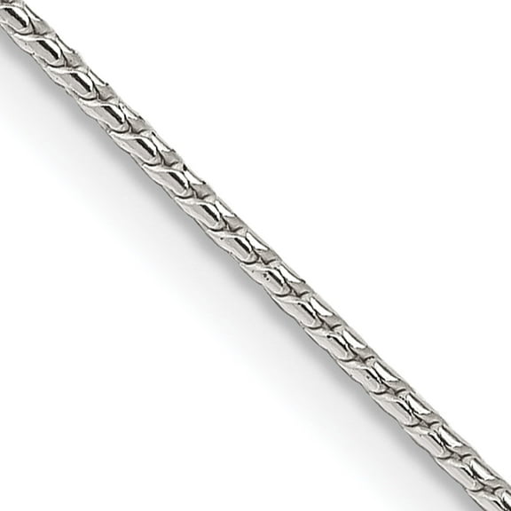 Sterling Silver 1mm Round Franco Chain (16 X 1) Made In India qrf050-16