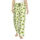 thumbnail image 1 of Balery Green Frog Pantalones de pijama para mujer, pijamas ultraligeros, pantalones de estar por casa-Medium, 1 of 6