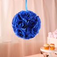 thumbnail image 1 of CHOK 2 Pack | 7” Mauve Flower Ball Silk Rose Pomander Kissing Ball, 1 of 11