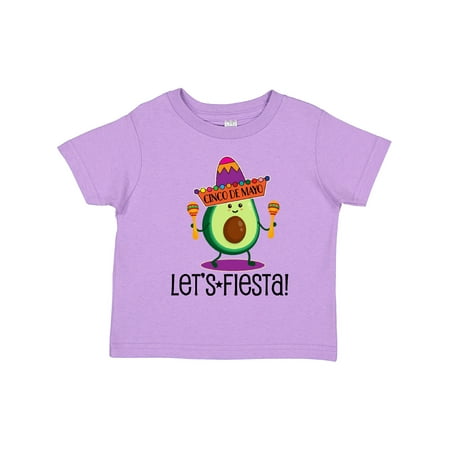 

Inktastic Cinco De Mayo Lets Fiesta Avocado Gift Toddler Boy or Toddler Girl T-Shirt