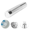 thumbnail image 3 of 1 Pc All-inclusive Airless Pump Spray Bottle for Travel Gym 50ml 1.69oz Silver Tone, 3 of 6