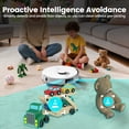 thumbnail image 4 of AIRROBO L60+ Self-Empty Robot Vacuum and Mop Cleaner with Ultrasonic Carpet Detection,12,000Pa Suction,Laser Obstacle Avoidance,300min Long Runtime, 4 of 10
