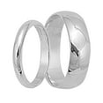 thumbnail image 3 of LaRaso & Co Silver Wedding Ring Set TRIO His Her Engagement Rings Men Women 9/9, 3 of 6