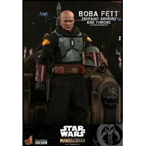 Star Wars The Mandalorian Boba Fett & Throne Collectible Figure (Repaint Armor)