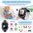 thumbnail image 5 of 4G Kids Smart Watch for Boys Girls, Liftable Waterproof Safe Smartwatch Phone with 360° Rotatable GPS Tracker Calling SOS Camera WiFi for Kids Children Students Ages 3-12 Birthday Gifts, Black, 5 of 7