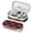 Game Controller Red-2, variant on Game Controller Black Pattern Large Capacity Double Layer Pencil Case, Stationery Storage Pouch Bag, 8.66"x4.13"x3.54"