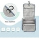 thumbnail image 5 of Travel Makeup Bag Organizer Large Cosmetic Bags For Women Zipper Pouch Travel Accessories Portable Waterproof Toiletry Bag With Hanging Hook (blue)1pc, 5 of 5