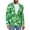 Saint Patricks Shamrock, variant on Men's Suit Jacket Long Sleeve Sport Jacket Suit Lightweight Sport Coat Jackets Regular Fit Sport Coat Blazer Mens St Patrick Day Outfits, Saint Patricks Shamrocks, Size 5XL