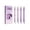 Purple, variant on Rourlinge Retractable Thermal Erasable Gel Pen Quick Drying 0.5mm Bullet Tip Comfort Grip Smooth Writing Correction Pen