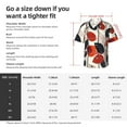 thumbnail image 6 of Lsque Modern Abstract Leaf Pattern pattern Hawaiian Shirt for Men, Unisex Summer Beach Casual Short Sleeve Button Down Shirts-3X-Large, 6 of 9