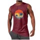 thumbnail image 1 of Hombres Casual Moda Impresión Suéter Cuello Redondo Deportes Tanque sin Mangas para Al Aire Libre Casual Diario, 1 of 5