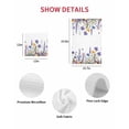 thumbnail image 7 of Spring Floral Kitchen Dish Towels for Drying Dishes Set of 2, Purple Flowers Colorful Summer Botanical Waffle Weave Microfiber Hand Tea Bathroom Towels Quick Dry & Absorbent Towel 15.7x23.6, 7 of 7