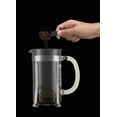 thumbnail image 6 of Bodum 34oz Caffettiera French Press Coffeemaker, Plastic, White, 6 of 8