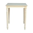 thumbnail image 4 of Solid Wood Top Table, Turned Legs, 4 of 6