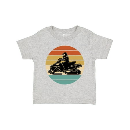 

Inktastic Snowmobile Retro Sunset Gift Toddler Boy or Toddler Girl T-Shirt